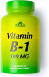 Alfa Vitamins Vitamin B-1 100 Mg 100 Tablets. Thiamine Alfa Vitamins Vitamin B-1 100 Mg 100 Tablets. Thiamine