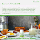 Vitamin B12 Plus Tablets - Bariatric Formulated For Post Weight Loss Surgery, Including Gastric Bypass & Gastric Sleeve - Supports Energy Levels & Overall Health | Cherry Flavor