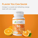 Ez Melts Dissolvable Vitamin B6 50 Mg, Sugar-Free, 1-Month Supply