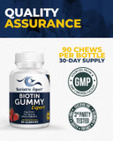 Bariatric Expert Biotin Vitamin  Fast-Melting Dietary Supplement For Adults Post Bariatric Surgery, 90 Count