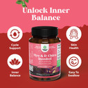 Myo-Inositol & D-Chiro Inositol Capsules - Choline Inositol Supplement For Cycle And Fertility Support - Womens Hormone Balance Supplement With Myo & D-Chiro Inositol Plus Choline Bitartrate
