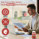 Vitamin B Complex Gummies, Vegan Vitamin B Gummies With 2000 Mcg Methyl B12, Methyl Folate | Plus Choline + Inositol, Vitamin C + Zinc For Supports Energy, Mood, Immune, Healthy Hair, Skin - 120 Cts