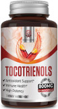 Tocotrienol Supplement Full Spectrum, Cutting-Edge Fusion Technology, Tocotrienol Vitamin E-Tocotrienols 800Mg,Powerful Antioxidant,Cardiovascular,Highest Absorption Rate - 60 Liquid-Filled Capsules