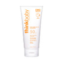 Thinkbaby Spf 50+ Baby Mineral Sunscreen  Safe, Natural Sunblock For Babies - Water Resistant Sun Cream  Broad Spectrum Uva/Uvb Sun Protection  Vegan Baby Sunscreen Lotion, 6 Oz