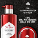 Old Spice Men'S Thickening 2-In-1 Shampoo And Conditioner With Biotin And Menthol (17.9 Fl Oz) & Thickening Styling Pomade Infused With Biotin Bundle (2.22 Oz) Old Spice Men'S Thickening 2-In-1 Shampoo And Conditioner With Biotin And Menthol (17.9 Fl Oz) & Thickening Styling Pomade Infused With Biotin Bundle (2.22 Oz)
