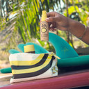 Sun Bum Hair Care Travel Essentials Kit | Revitalize Your Hair With Revitalizing Shampoo, Conditioner, And 3-In-1 Leave In Treatment | Includes Aloha Collection Travel Pouch