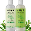 Tea Tree Shampoo And Conditioner Set - Sulfate Free Clarifying Shampoo And Conditioner For Oily Hair & Scalp Care With Australian Tea Tree Oil - Complete Dry Scalp Treatment For Build Up (16 Fl Oz)