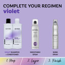 Kenra Violet Shampoo | Eliminates Brassy Tones | Purple Pigment + Deposit | Neutralizes Yellow | Moisturizes Processed Hair | Enhances Vibrancy Of Blonde Or Gray Hair | Color Safe Kenra Violet Shampoo | Eliminates Brassy Tones | Purple Pigment + Deposit | Neutralizes Yellow | Moisturizes Processed Hair | Enhances Vibrancy Of Blonde Or Gray Hair | Color Safe