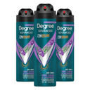 Degree Men Advanced Antiperspirant Deodorant Dry Spray Deep Cedar & Lavender 3 Count 72-Hour Sweat And Odor Protection Deodorant For Men With Body Heat Activated Technology 3.8 Oz