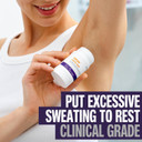 Carpe Clinical Strength Deodorant + Antiperspirant - Clinical Grade Solid Stick - Combat Excessive Underarm Sweating + Hyperhidrosis (Fresh Linen Scent)