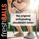 Fresh Balls - Men'S Anti-Chafing Soothing Cream To Powder - Ball Deodorant And Hygiene For Groin Area - The Original Anti Chafe Lotion For Men, 3.4 Fl Oz