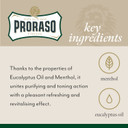 Proraso Pre-Shave Conditioning Cream For Men, Refreshing And Toning With Menthol And Eucalyptus Oil, 3.6 Oz