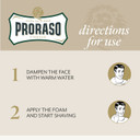 Proraso Shaving Foam, Sensitive Skin, 10.6 Ounce (Pack of 1)