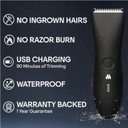Meridian Manscape, Body Hair Trimmer For Men And Women, Pubic Hair Trimmer Men, Manscaper, Body Shaver, Body Trimmer For Men, Men Body Shaver