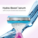 Schick Hydro Silk 3 Razors For Women With 6 Razor Blades Refills