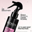 Redken Acidic Color Gloss Shampoo, Treatment, Conditioner, And Heat Protectant | With Citric Acid & Apricot Oil For Intense Shine & Conditioning | With Heat Protection Up To 450 Degrees | Pack Of 4