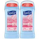 Suave Deodorant For Women, Powder  Invisible Solid Antiperspirant Deodorant Stick, 48H Protection, Anti-Staining, Cruelty-Free, Scented, 2.6 Oz (Pack Of 2)