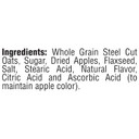 Better Oats Steel Cut Apples And Cinnamon Oatmeal Packets, Instant Steel Cut Oatmeal With Flax Seeds And Steel Cut Oats, Quick Oatmeal Pouches Ready In 2.5 Minutes, Pack Of 6, 12.3 Oz Pack