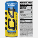 Cellucor C4 Energy Non-Carbonated Zero Sugar Energy Drink, Pre Workout Drink + Beta Alanine, Icy Blue Razz, 12 Fl Oz (Pack Of 24)