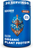 Falcon Vegan Protein Powder Organic, Stevia & Sugar Free, Plant Based Protein, Low Carb, Dairy Free, Keto, Non Whey Protein, Probiotic, Pea Protein | Chocolate Flavor - 20 Servings - 1.32Lb