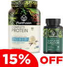 Plantfusion Complete Vegan Protein Powder & Calcium Bundle - Plant Based Protein Powder With Bcaas, Digestive Enzymes And Pea Protein Plantfusion Complete Vegan Protein Powder & Calcium Bundle - Plant Based Protein Powder With Bcaas, Digestive Enzymes And Pea Protein