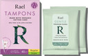 Rael Bundle - Bpa Free Slim Applicator Tampon (Regular & Super, 40 Count), Flushable Feminine Wipes (20 Count)