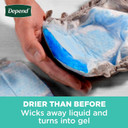 Adult Incontinence Underwear Bundle: Depend Fresh Protection Underwear For Men, Maximum, S/M, Grey, 32 Count And Depend Night Defense Underwear For Men, Overnight, S/M, Grey, 64 Count