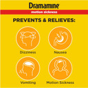 Dramamine Chewable, Motion Sickness Relief, Orange Flavor, 4 Count