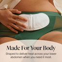 Cora Heat Relief Patch Soothe Cramps For Up To 8 Hours With Heat From Activated Carbon | Adheres To Your Clothes To Ease Cramps Exactly Where You Need It