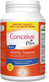 Conceive Plus Mens Fertility And Motility Bundle, Supports Healthy Male Fertile Health And Boost Volume, Fertility Lubricant 2.5 Ounce