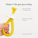 Frida Baby Grow-With-Me Training Toothbrush Set, Battery Powered | Infant To Toddler Toothbrush Oral Care For Sensitive Gums, Yellow, White Frida Baby Grow-With-Me Training Toothbrush Set, Battery Powered | Infant To Toddler Toothbrush Oral Care For Sensitive Gums, Yellow, White