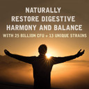 Natural Rhythm Digestive Calm Probiotic (Plus L-Glutamine) 25 Billion Cfu And 13 Strains. - Natural Support For Better Digestion - For Bloating & Constipation + Gas Relief & Leaky Gut - 60 Capsules