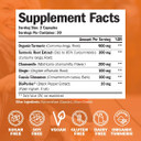 Chamomile Capsules For Sleep - Organic Turmeric And Chamomile Sleep Supplement With Chamomile Extract From Chamomile Flowers (Manzanilla) - Chamomile Supplement For Joint & Sleep Support. 60 Capsules