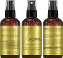 Seven Minerals Calming Magnesium Spray | 100 Percent Natural Essential Oils Blend - Made In Usa (Organic Lavender, Roman Chamomile, Clary Sage, And Bergamot) || Ebook Included (New)