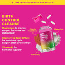 Pink Stork Fertility Supplement For Women + Birth Control Cleanse, Hormone Balance For Women, Vitex, Inositol + Folate + Ashwagandha, 2 Pack