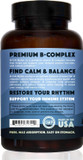 Natural Rhythm B-Calmplex, Unique B Vitamin Blend, B Complex Supports Proper Nerve Function, 3 Month Supply, 90 Capsules