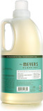Mrs. Meyer'S Liquid Laundry Detergent, Biodegradable Formula Infused With Essential Oils, Basil, 64 Oz - Pack Of 2 (128 Loads)