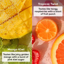 Eos Flavorlab Pops! Lip Balm- Mango Kiwi & Tropical Twist, Limited-Edition, 0.14 Oz, 2-Pack