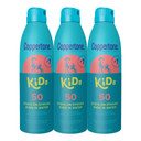 Coppertone Kids Sunscreen Spray SPF 50, Water Resistant Sunscreen for Kids, Broad Spectrum Spray Sunscreen SPF 50, 5.5 Oz Pack of 3