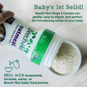 Beech-Nut Baby Cereal, Oatmeal Cereal Stage 1 For Infants, 8 Oz Canister (6 Pack)
