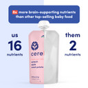 Cerebelly Baby Food Pouches  Organic Spinach Apple Sweet Potato (4 Oz, Pack Of 6) - Toddler Snacks - 16 Brain-Supporting Nutrients - Healthy Snacks, Made With Gluten-Free Ingredients, No Added Sugar