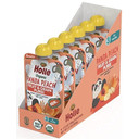Holle Organic Baby Food Pouches - Panda Peach Baby Puree With Peach, Banana, Apricot & Spelt - (6 Pack) Organic Baby Snacks + Fruit And Veggie Pouches For Weaning Babies 6 Months And Older
