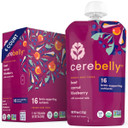 Cerebelly Baby Food Pouches  Organic Beet Carrot Blueberry (4 Oz, Pack Of 6) - Toddler Snacks, 16 Brain-Supporting Nutrients, Healthy Snacks, Made With Gluten-Free Ingredients, No Added Sugar