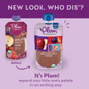 Plum Organics Stage 2 Organic Baby Food - Apple, Plum, Berry, And Barley - 3.5 Oz Pouch (Pack Of 6) - Organic Fruit And Vegetable Baby Food Pouch