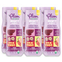 Plum Organics Mighty Puffs Organic Baby Food - Beet And Strawberry - 1.85 Oz Canister (Pack Of 6) - Ancient Grains And Chickpea Snacks