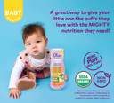 Plum Organics Mighty Puffs Organic Baby Food - Beet And Strawberry - 1.85 Oz Canister (Pack Of 6) - Ancient Grains And Chickpea Snacks