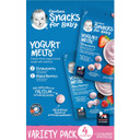 Gerber Yogurt Melts Variety Pack, 4 Oz, 4 Ct
