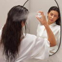 Kristin Ess Hair 1 Inch Titanium Curling Iron + Style Assist Blow Dry Heat Protectant Spray For Beach Waves + Detangling Brush + Matte Black French Pin Set Of 2