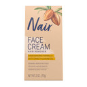 Nair Hair Remover Moisturizing Face Cream, With Sweet Almond Oil, 2Oz