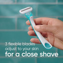 Gillette Venus Tropical Value Pack 6 Disposable Razors 3 Blades
